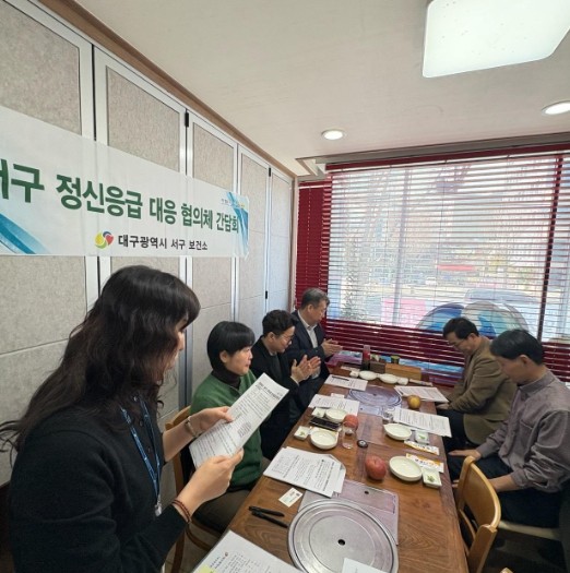 대구 서구 정신 응급 위기 대응체계 ...