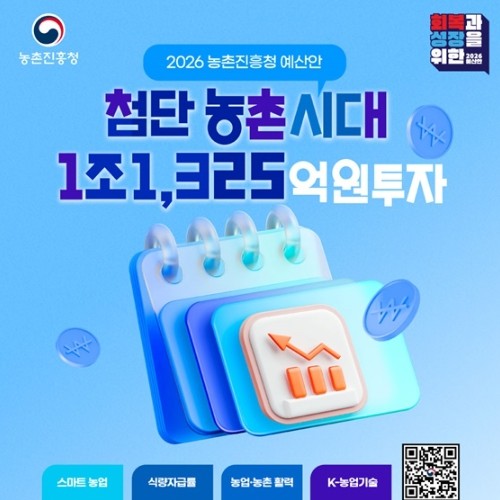 농촌진흥청, 2026년 농촌진흥청 예...