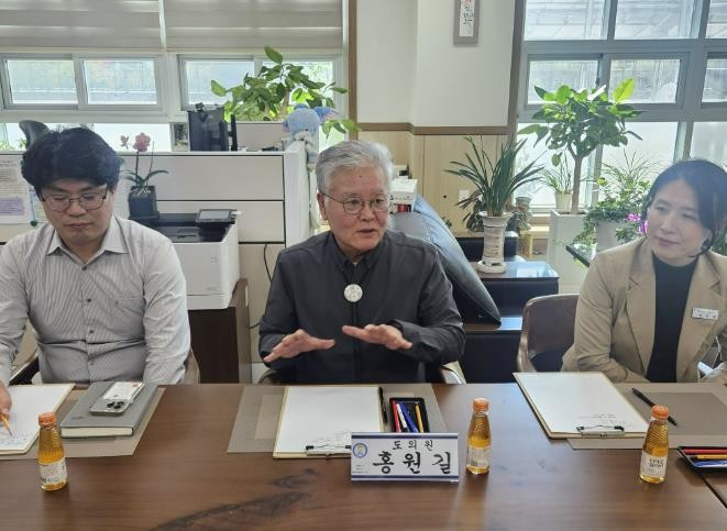 경기도의회 홍원길 의원, 향산초중 외...