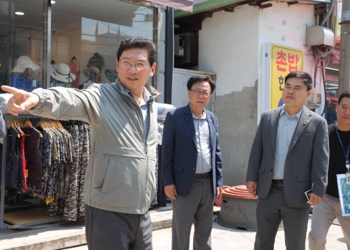 이상일 용인특례시장, 백암 5일장 찾...