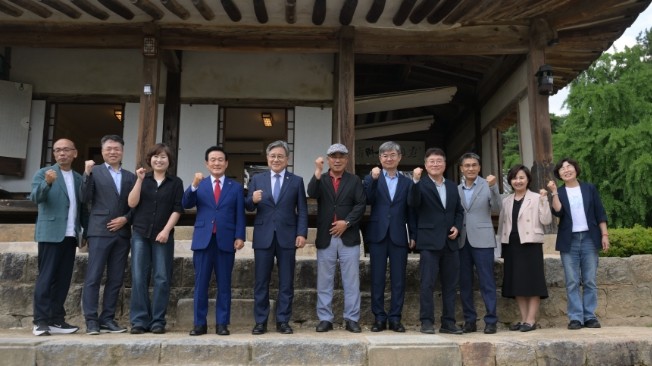 허민 국가유산청장, 논산 명재고택 방...